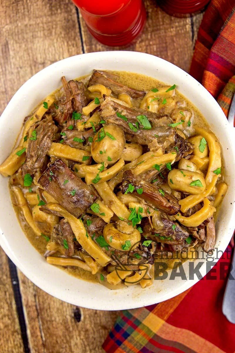 Beef Chuck Steak Recipes Slow Cooker
 Tasty beef chuck steak and hearty noodles cooked to