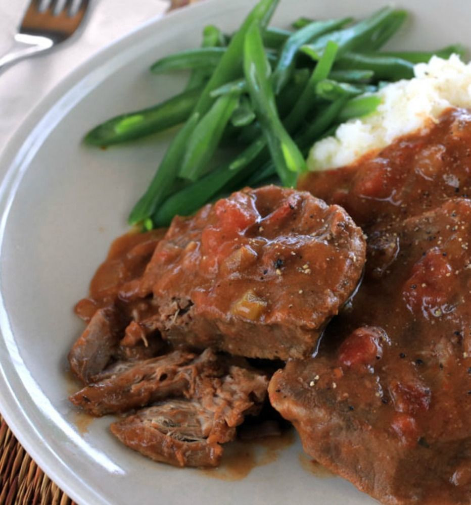Beef Chuck Steak Recipes Slow Cooker
 Easy Savory Slow Cooker Swiss Steak Recipe