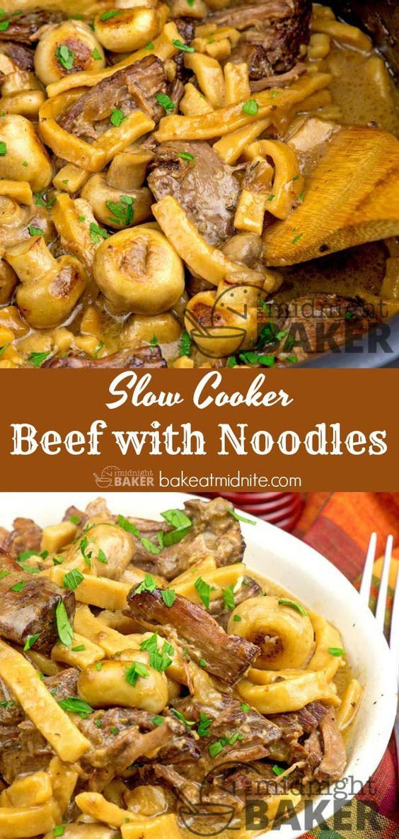 Beef Chuck Steak Recipes Slow Cooker
 Tasty beef chuck steak and hearty noodles cooked to