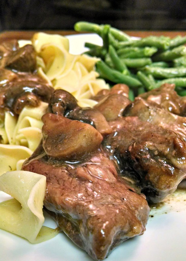 Beef Chuck Steak Recipes Slow Cooker
 Slow Cooker Mushroom Braised Chuck Steaks – A Kitchen Hoor