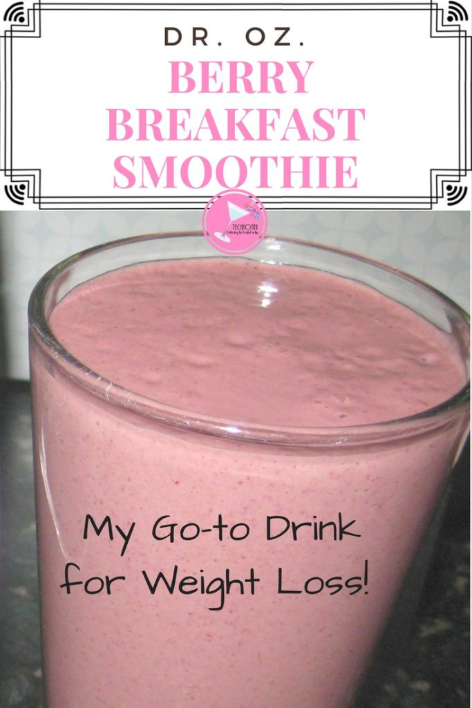 Berry Smoothies For Weight Loss
 Dr Oz Weight Loss Berry Breakfast Smoothie – Top Trend Pins