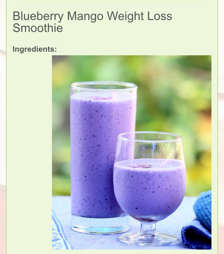 Berry Smoothies For Weight Loss
 Blueberry Mango Weight Loss Smoothie 🍇🍇🍇