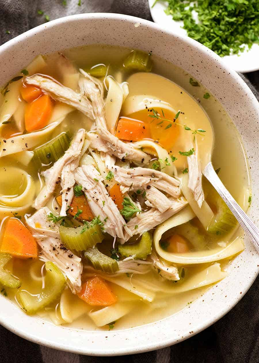 Best Chicken Noodle Soup Recipe
 Homemade Chicken Noodle Soup from scratch