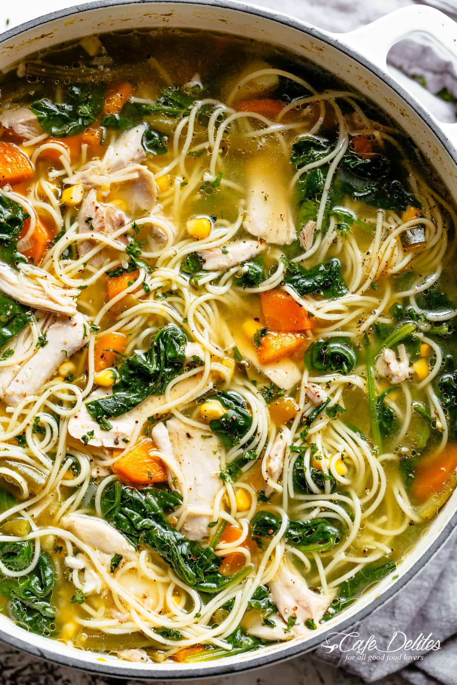 Best Chicken Noodle Soup Recipe
 Chicken Noodle Soup Cafe Delites