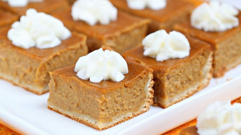 Best Fast Food Dessert
 Pumpkin Pie Bar – Best Fast Healthy & Cheap Thanksgiving
