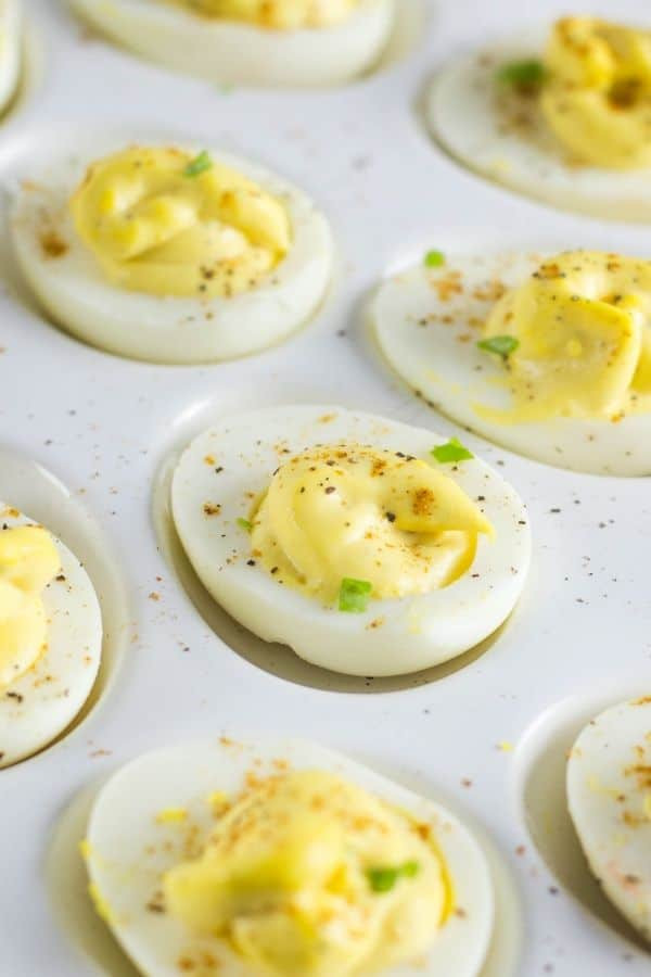 Best Way To Boil Eggs For Deviled Eggs
 Horseradish Deviled Eggs Everyday Eileen