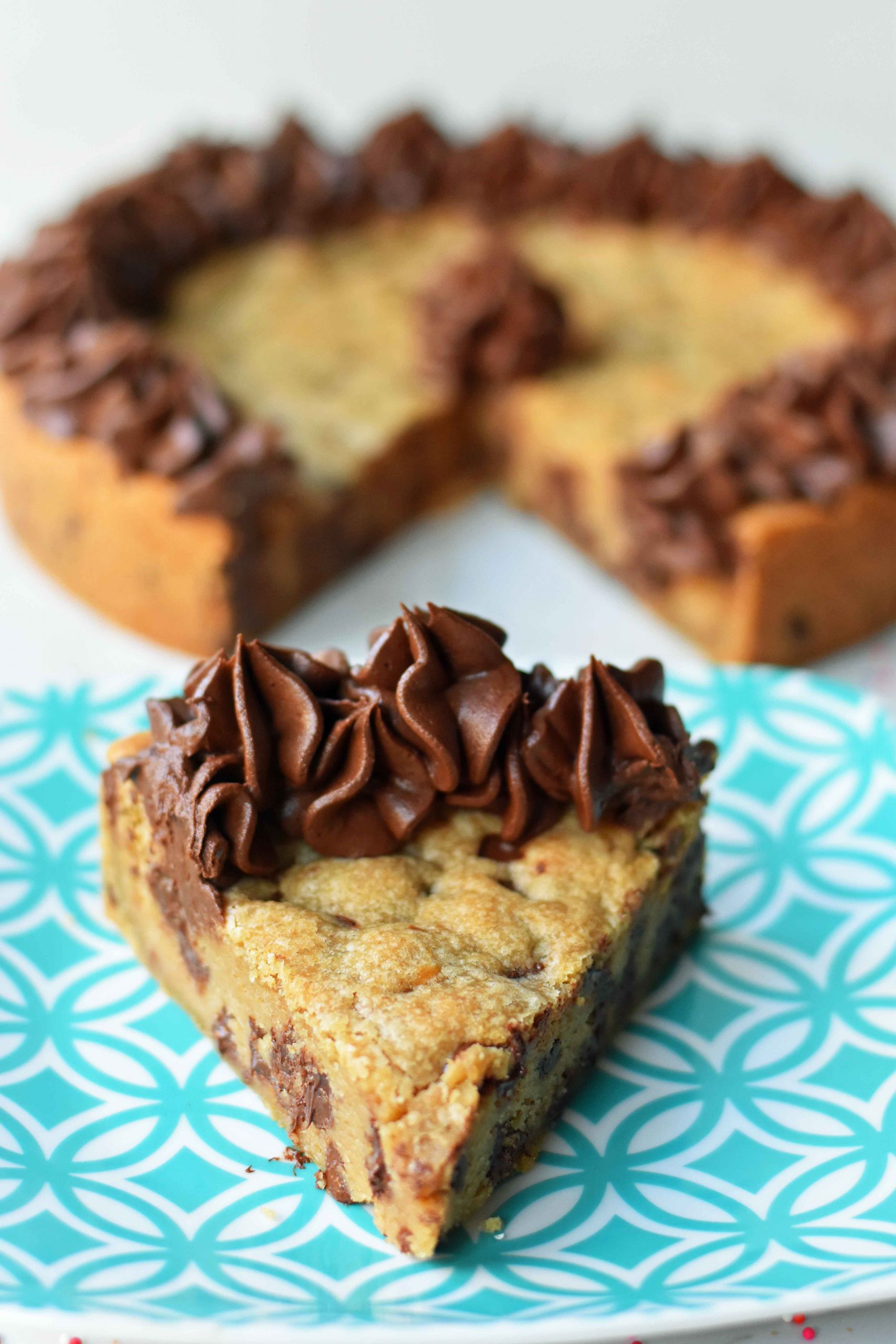 Birthday Cake Cookie Recipe
 Chocolate Chip Cookie Cake – Modern Honey