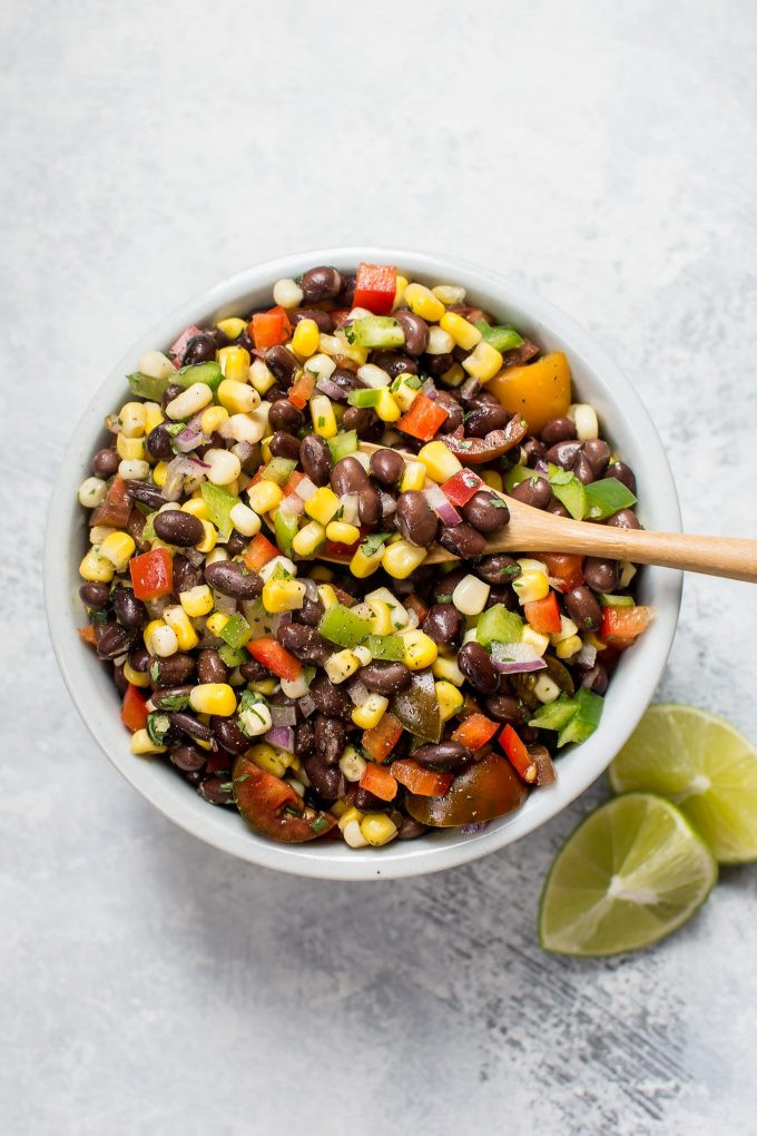 Black Bean And Corn Salad
 Corn and Black Bean Salad Texas Caviar • Salt & Lavender