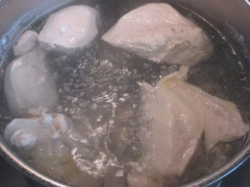 Boiling Chicken Breasts
 Boiling Frozen Chicken