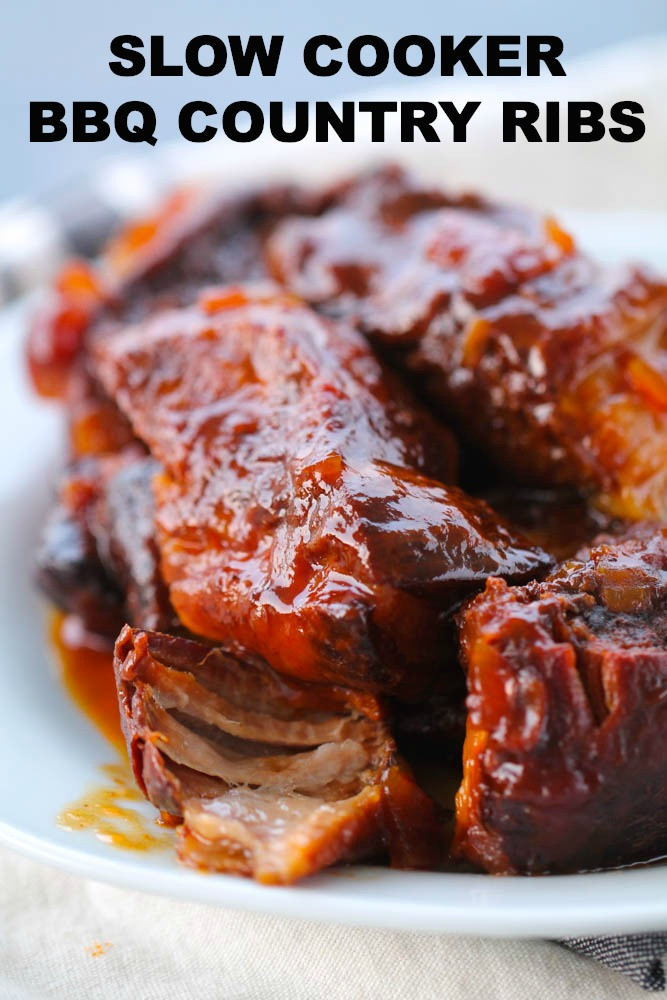 Boneless Country Style Pork Ribs Slow Cooker
 Easy Slow Cooker BBQ Country Style Ribs Recipe