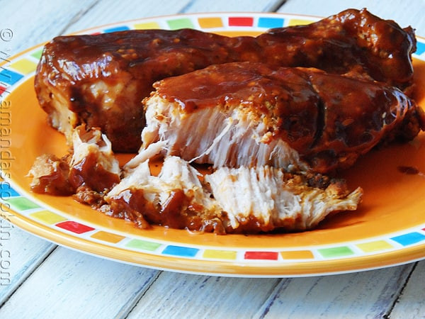 Boneless Country Style Pork Ribs Slow Cooker
 Slow Cooker Barbecued Country Style Ribs Amanda s Cookin