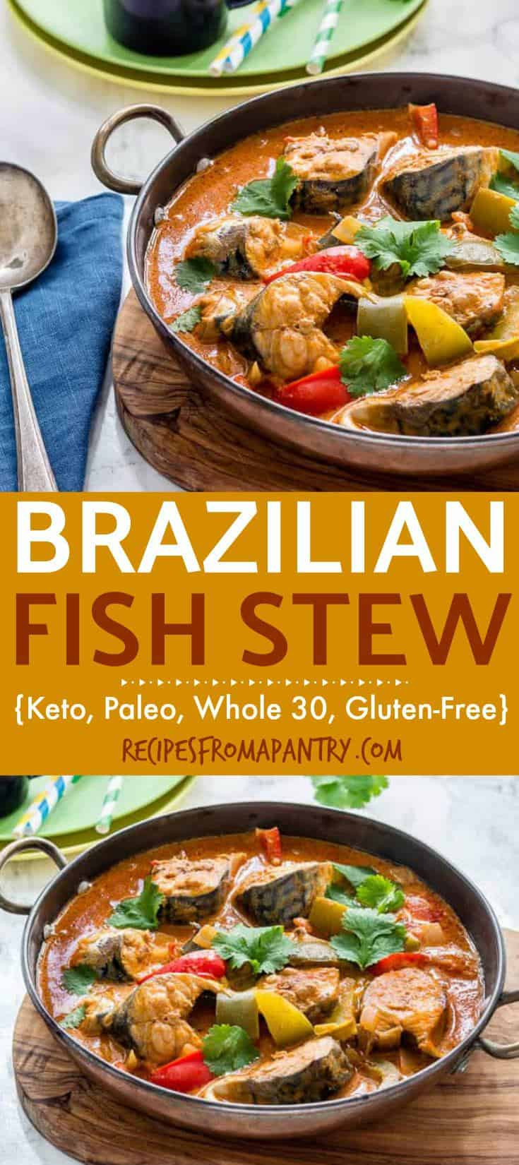 Brazilian Fish Stew Recipe
 Brazilian Fish Stew aka Moqueca Baiana GF Keto Paleo