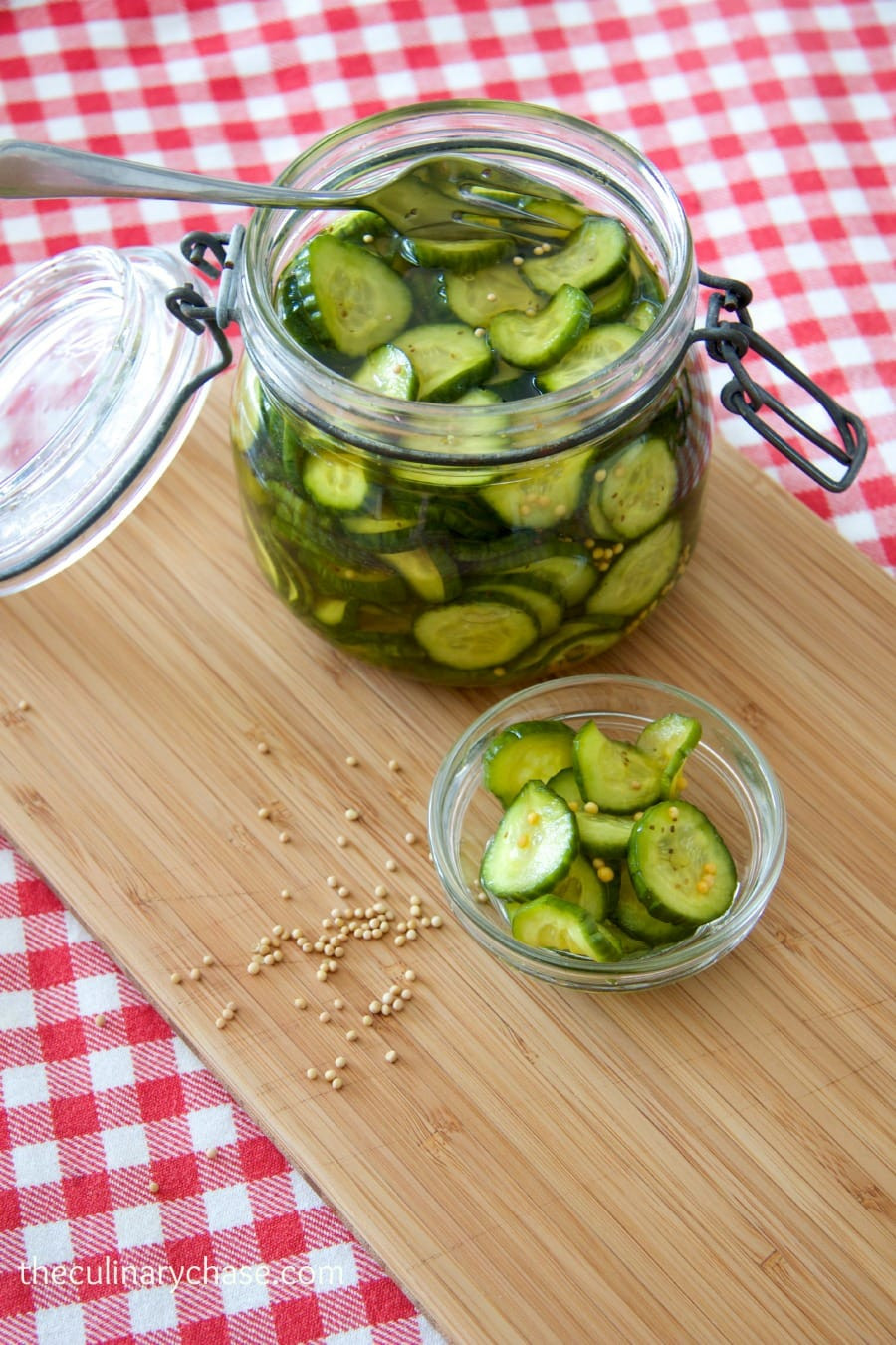 Bread And Butter Pickles Recipe No Canning
 Bread and Butter Pickles The Culinary Chase