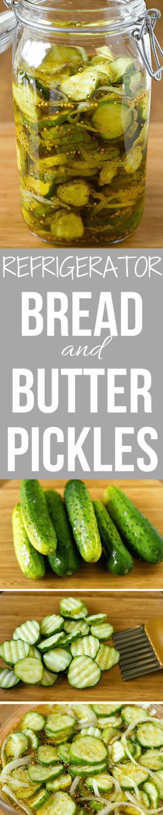 Bread And Butter Pickles Recipe No Canning
 Refrigerator Bread and Butter Pickles