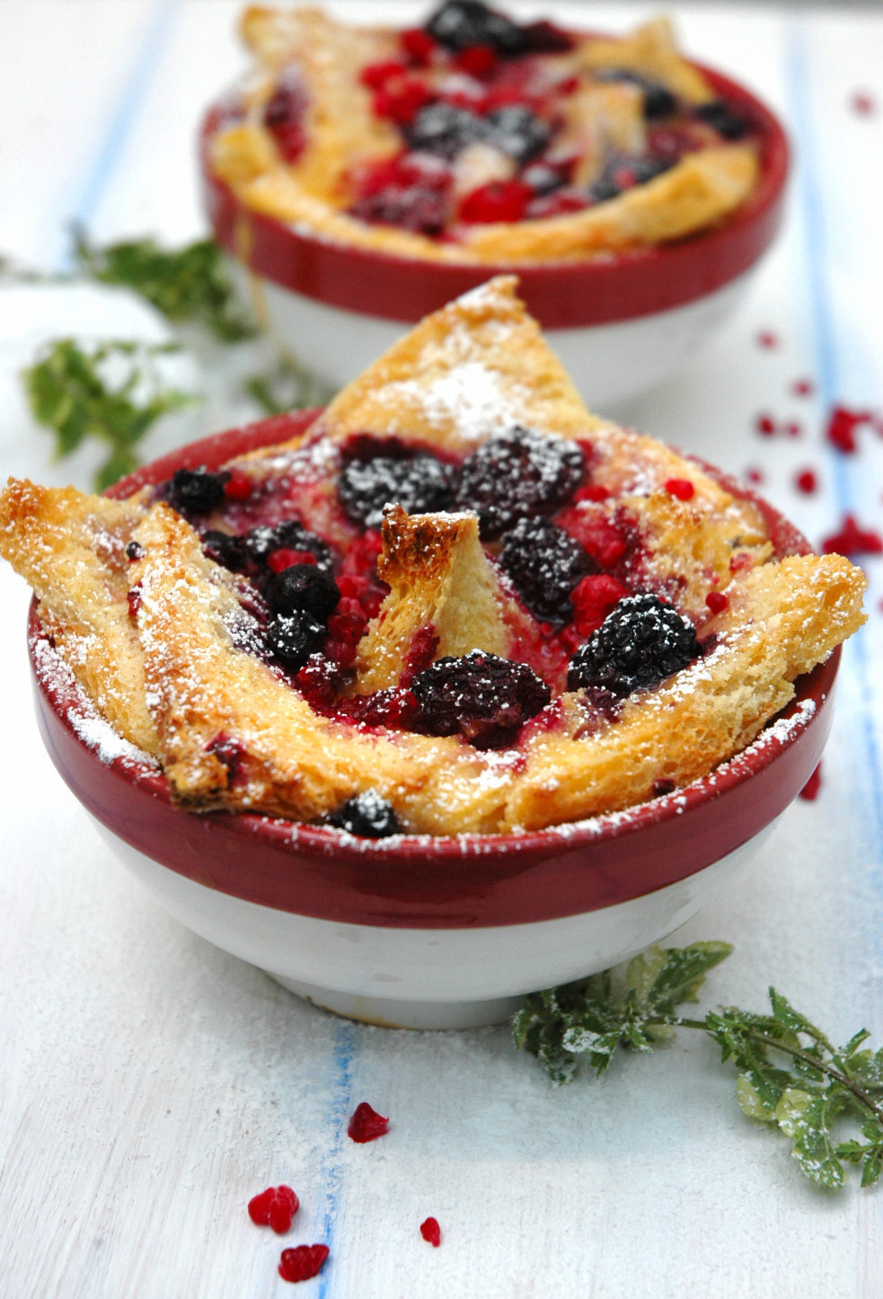 Bread Pudding Dessert
 Bread Pudding with Berries in Winter My Easy Cooking