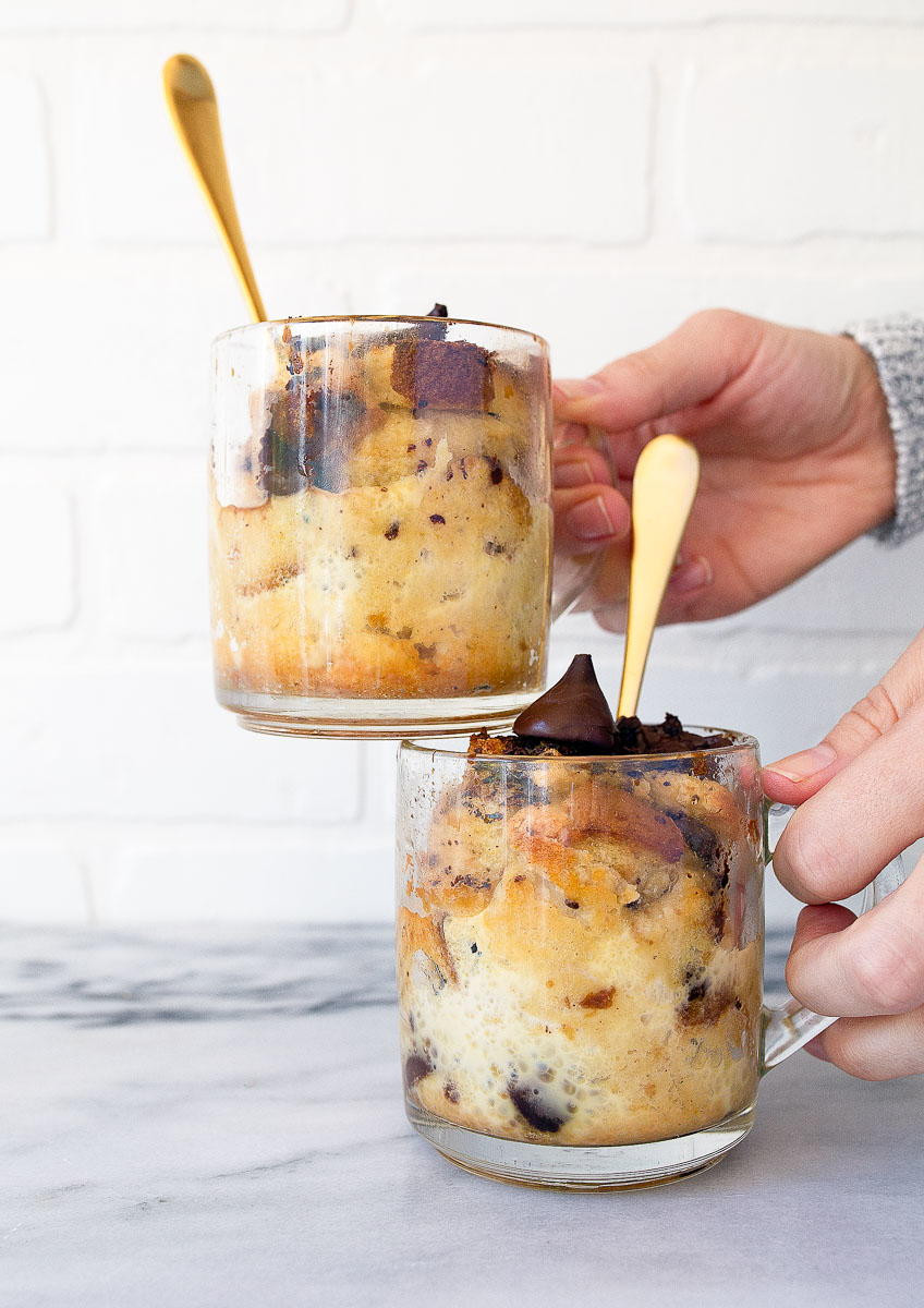 Bread Pudding Dessert
 Easy Bread Pudding for Two