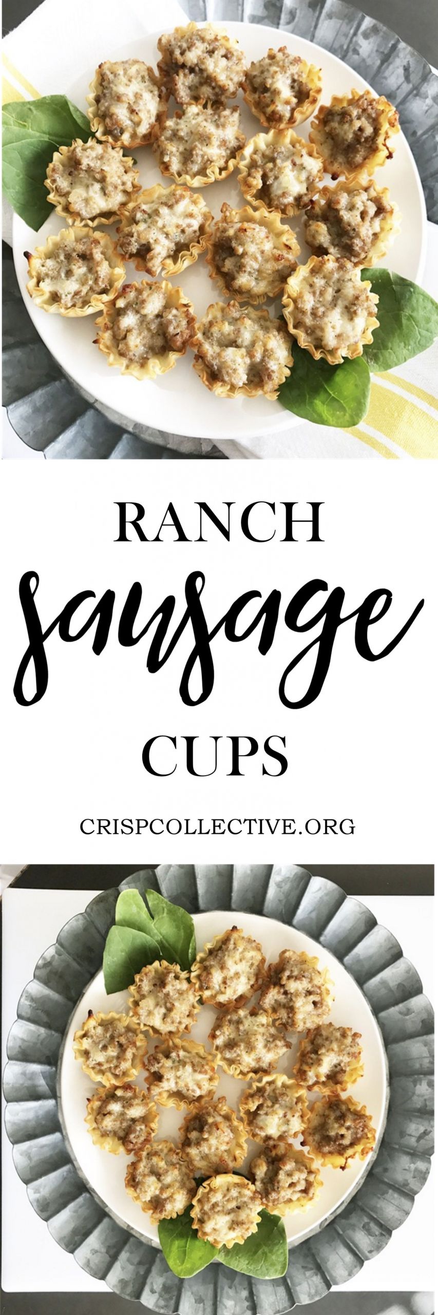 Breakfast Appetizer Recipes
 Easy breakfast or appetizer Ranch Sausage Cups