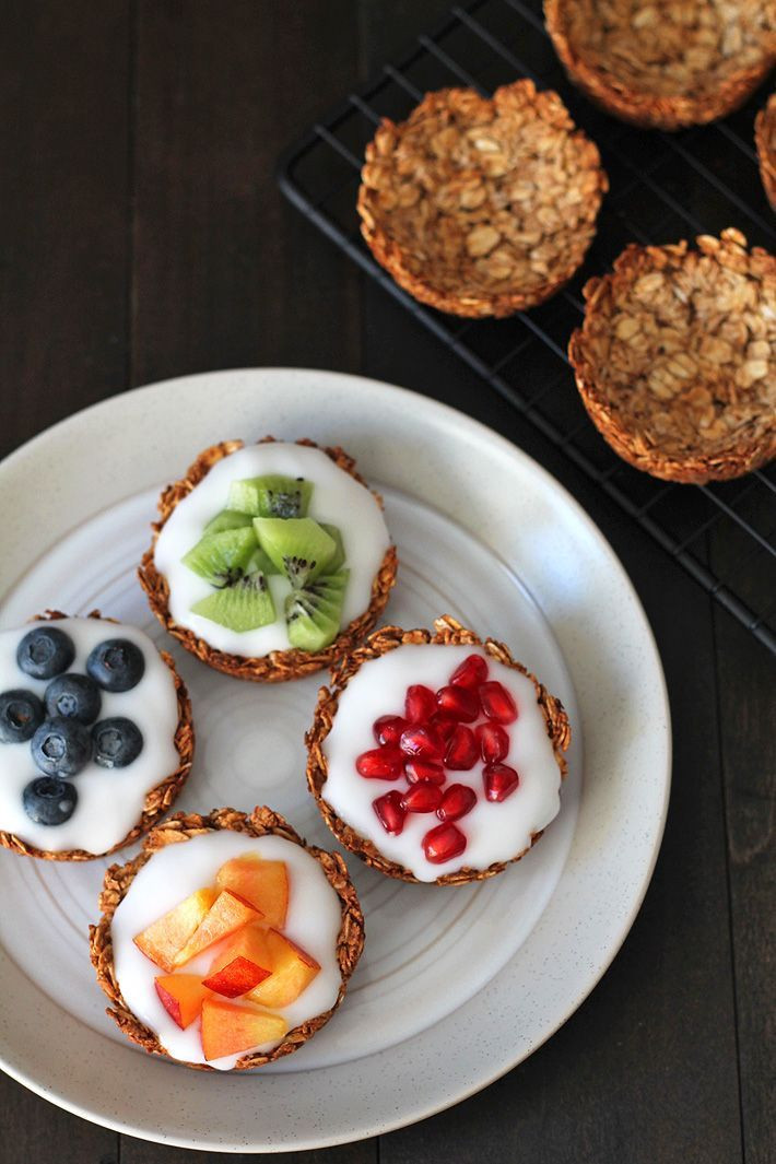 Breakfast Appetizer Recipes
 Fruit and Yogurt Granola Cups Recipe
