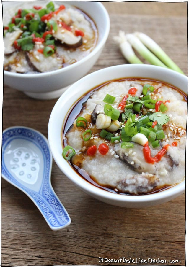 Breakfast Congee Recipe
 Congee Chinese Rice Porridge Vegan Recipe