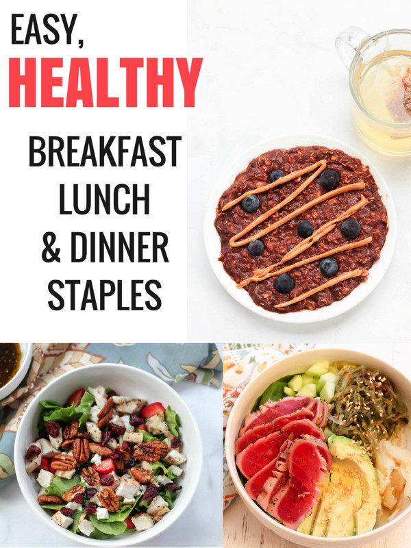 Breakfast Lunch Dinner
 Top 5 easy healthy meals for breakfast lunch and dinner