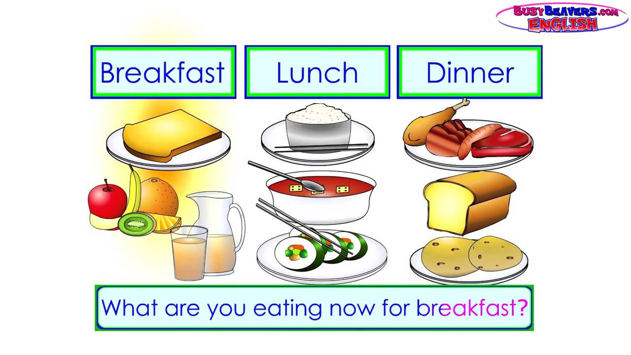 Breakfast Lunch Dinner
 “Breakfast Lunch Dinner” Level 2 English Lesson 16 CLIP