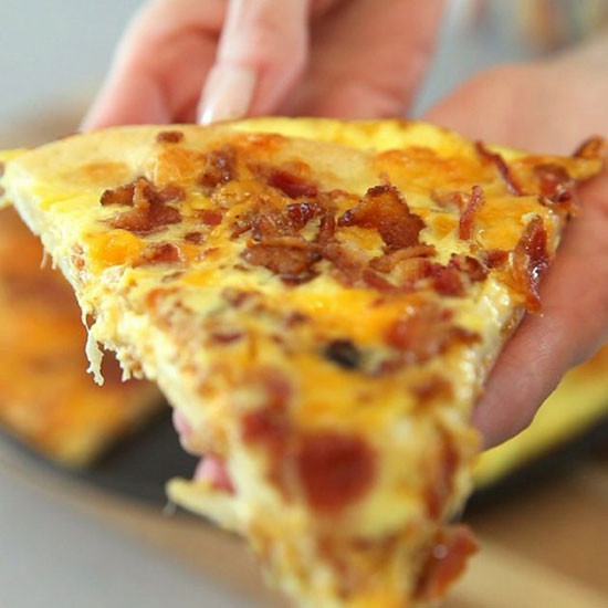 Breakfast Pizza With Eggs
 Bacon Egg & Cheese Breakfast Pizza Recipe HouseKeeperMag