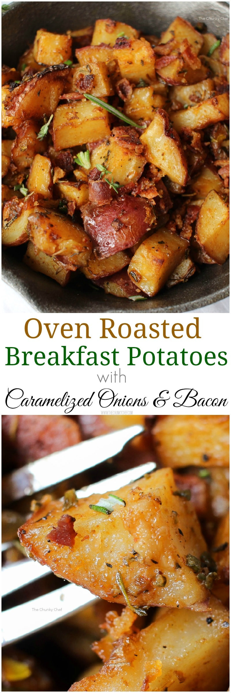 Breakfast Potatoes Calories
 Oven Roasted Breakfast Potatoes The Chunky Chef