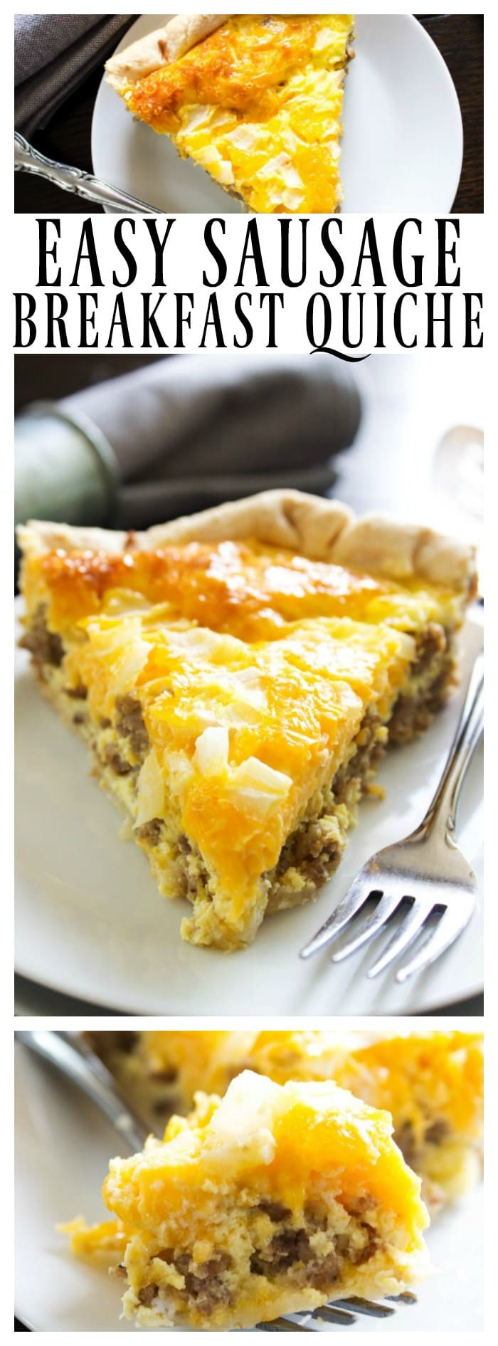 Breakfast Quiche With Sausage
 Easy Sausage Quiche A Dash of Sanity