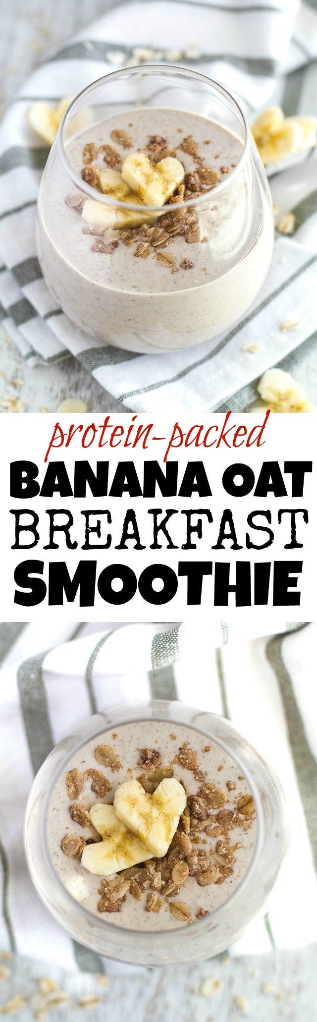 Breakfast Smoothies With Oats
 Banana Oat Breakfast Smoothie