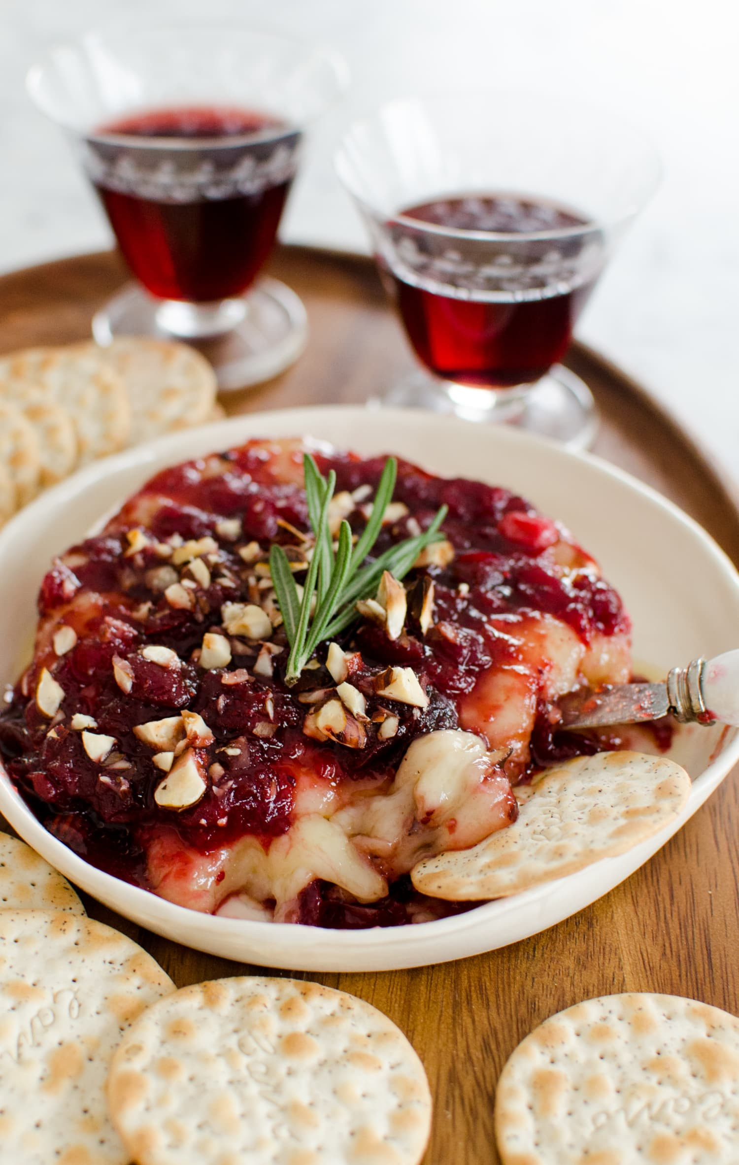 Brie Cheese Appetizers
 Holiday Appetizer Recipe Baked Brie with Cranberry Sauce