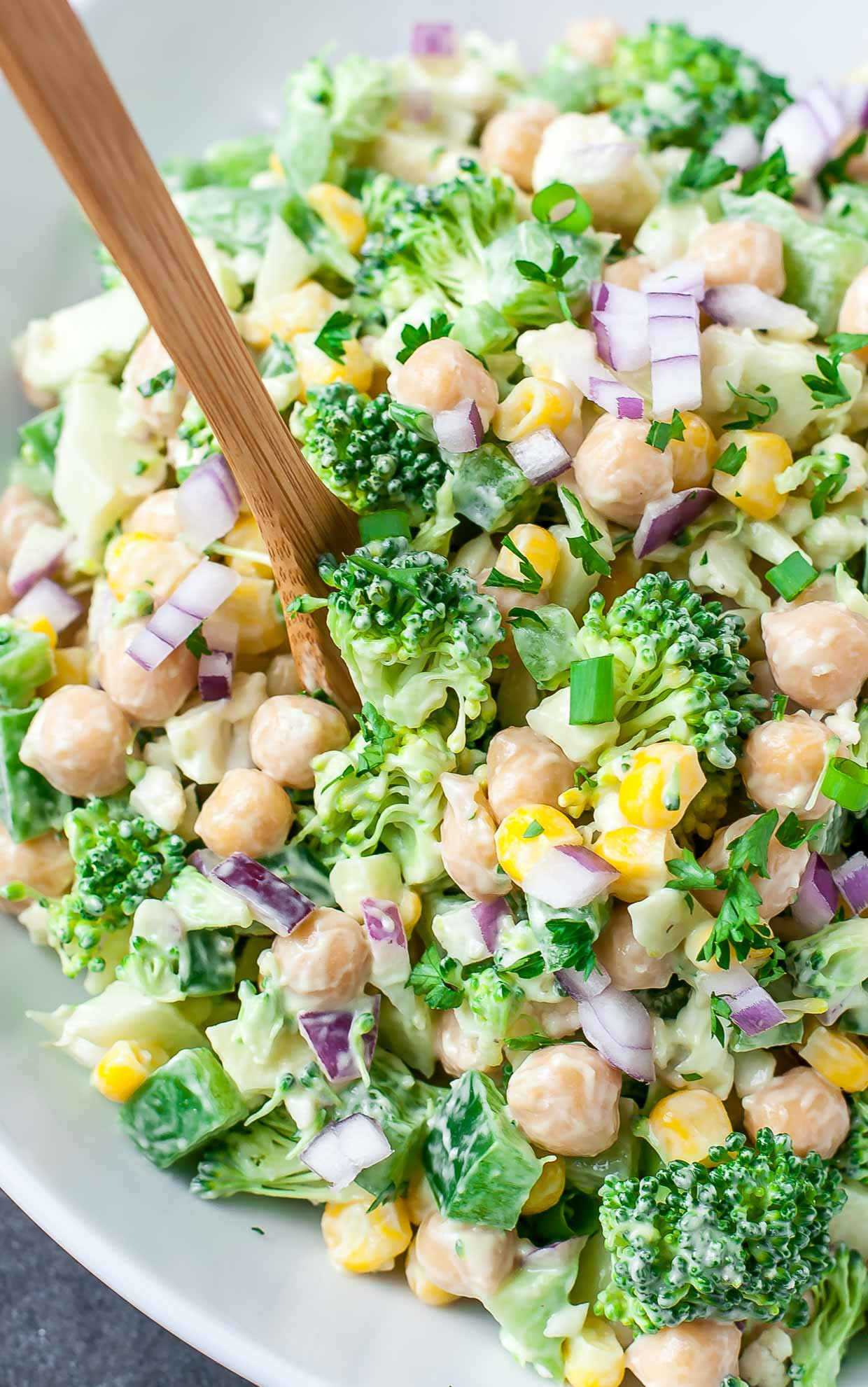 Broccoli Cauliflower Salad Recipe
 Chopped Cauliflower Broccoli Salad with Creamy Avocado
