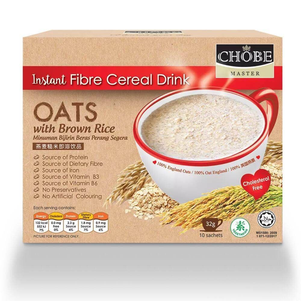 Brown Rice Fiber
 Chobe Master Instant Fiber Cereal Drink OAT with BROWN