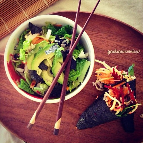 Brown Rice Paleo
 Instagram gastrawnomica Brown Rice Vegan Sushi