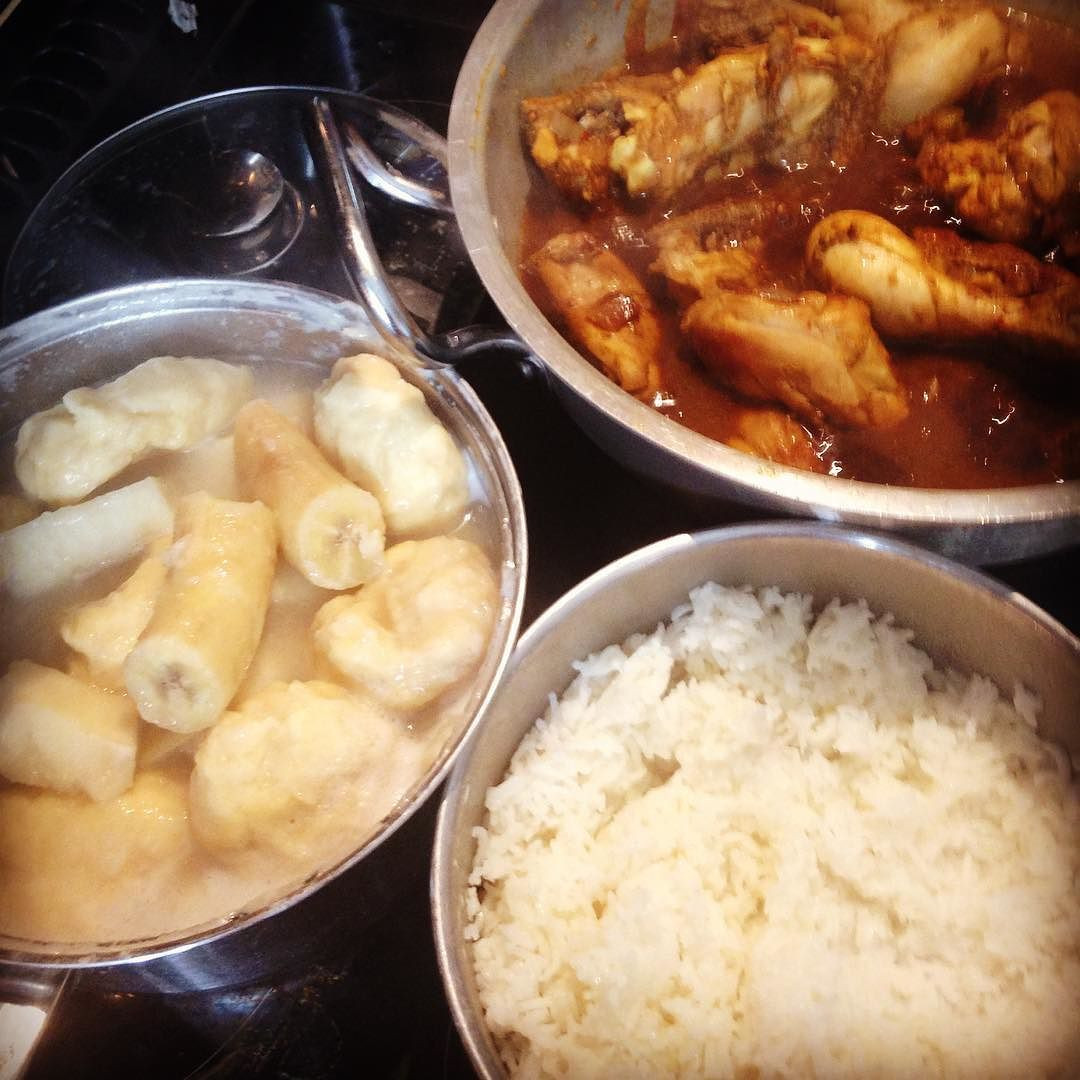 Brown Rice Paleo
 Brown stew chicken rice and hard food jamaicanfood