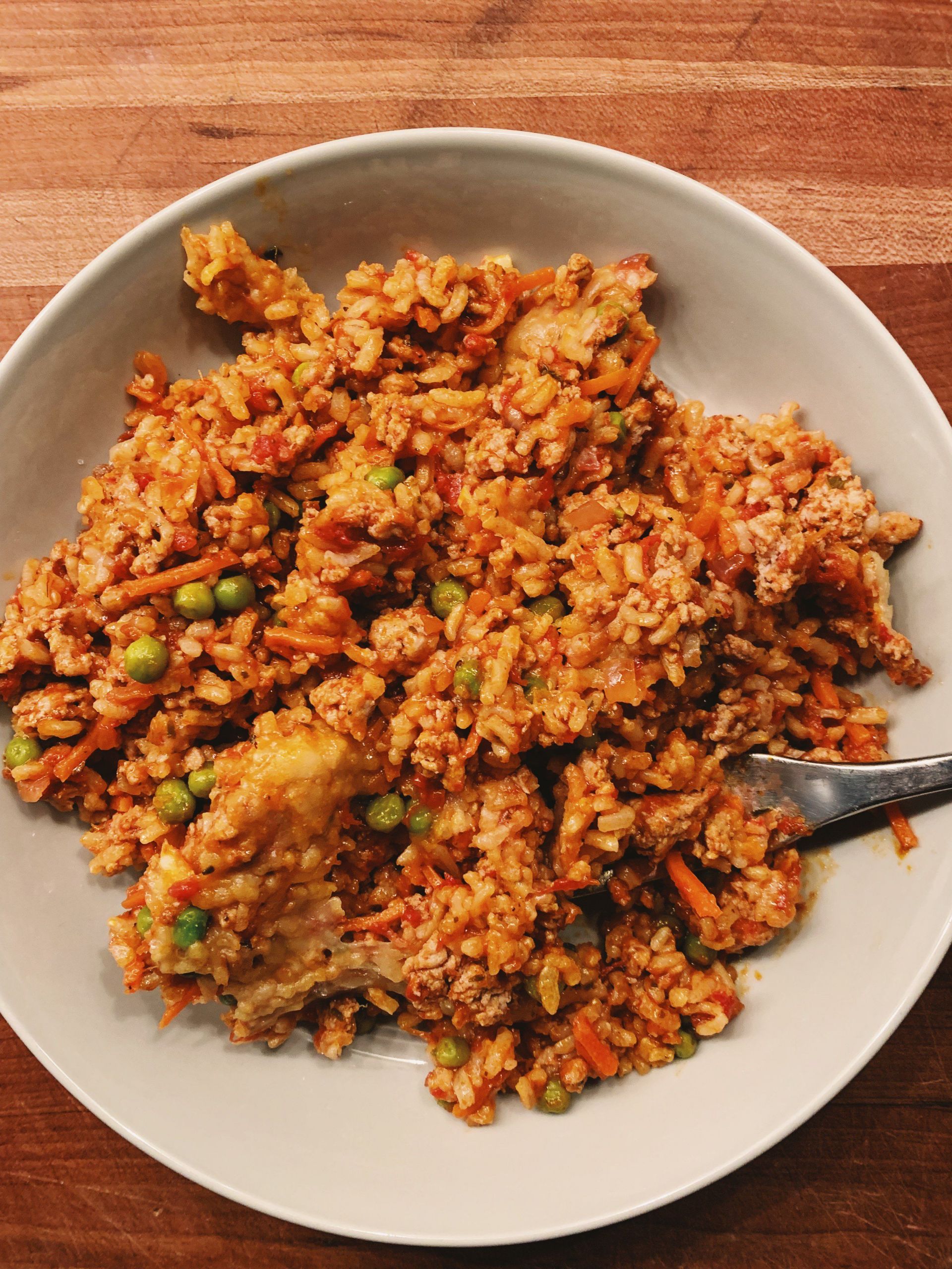 Brown Rice Paleo
 Turkey and Ve able Brown Rice Bake