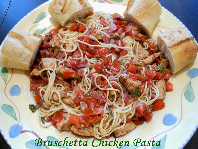 Bruschetta Chicken Pasta Fridays
 Flavors by Four Bruschetta Chicken Pasta