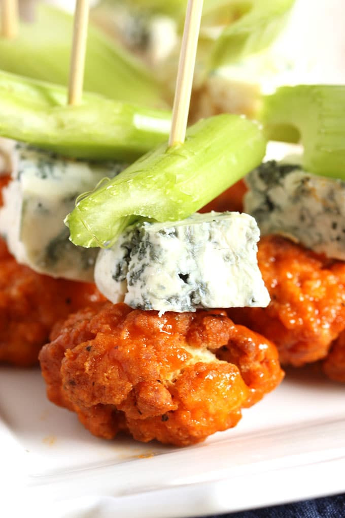 Buffalo Chicken Appetizers
 Buffalo Chicken Skewers with Spicy Avocado Ranch Dipping