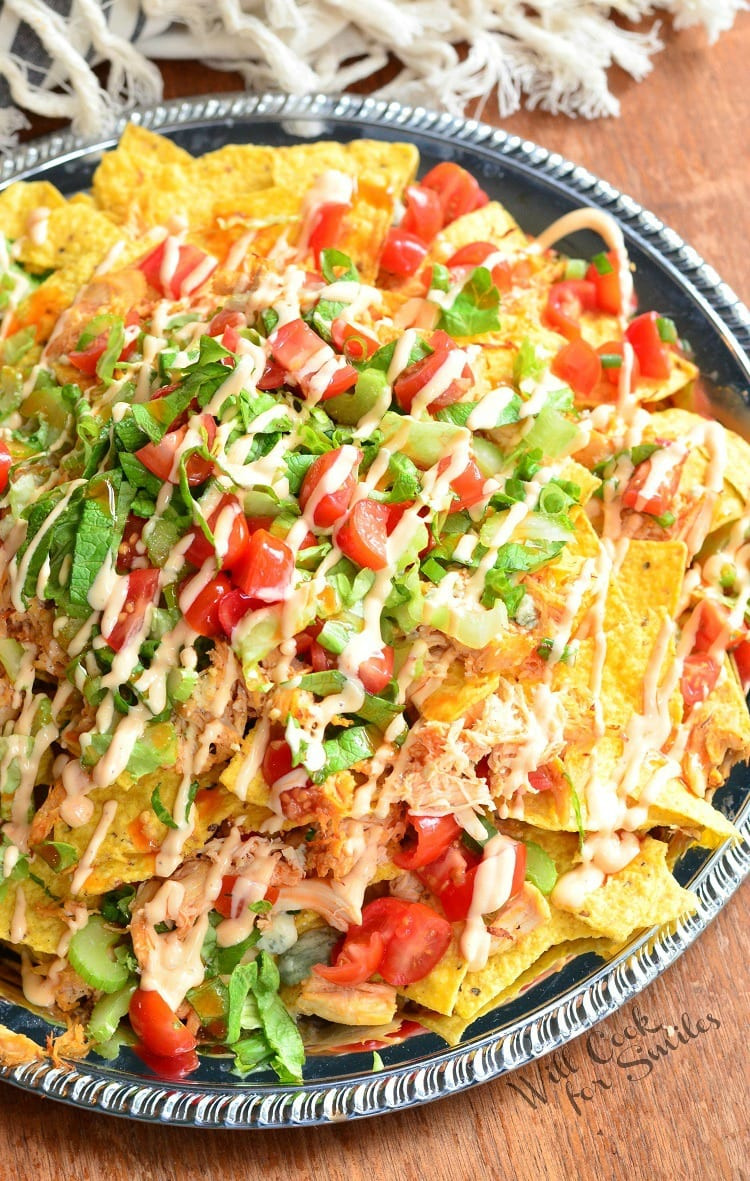 Buffalo Chicken Nachos
 Buffalo Chicken Nachos Will Cook For Smiles