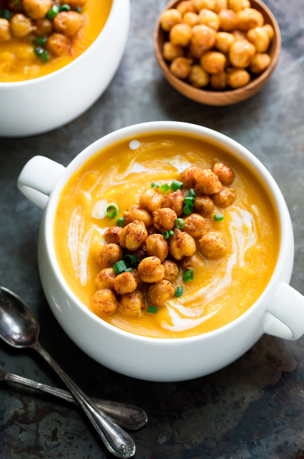 Butternut Squash Recipes Vegan
 Roasted Butternut Squash Soup Peas And Crayons