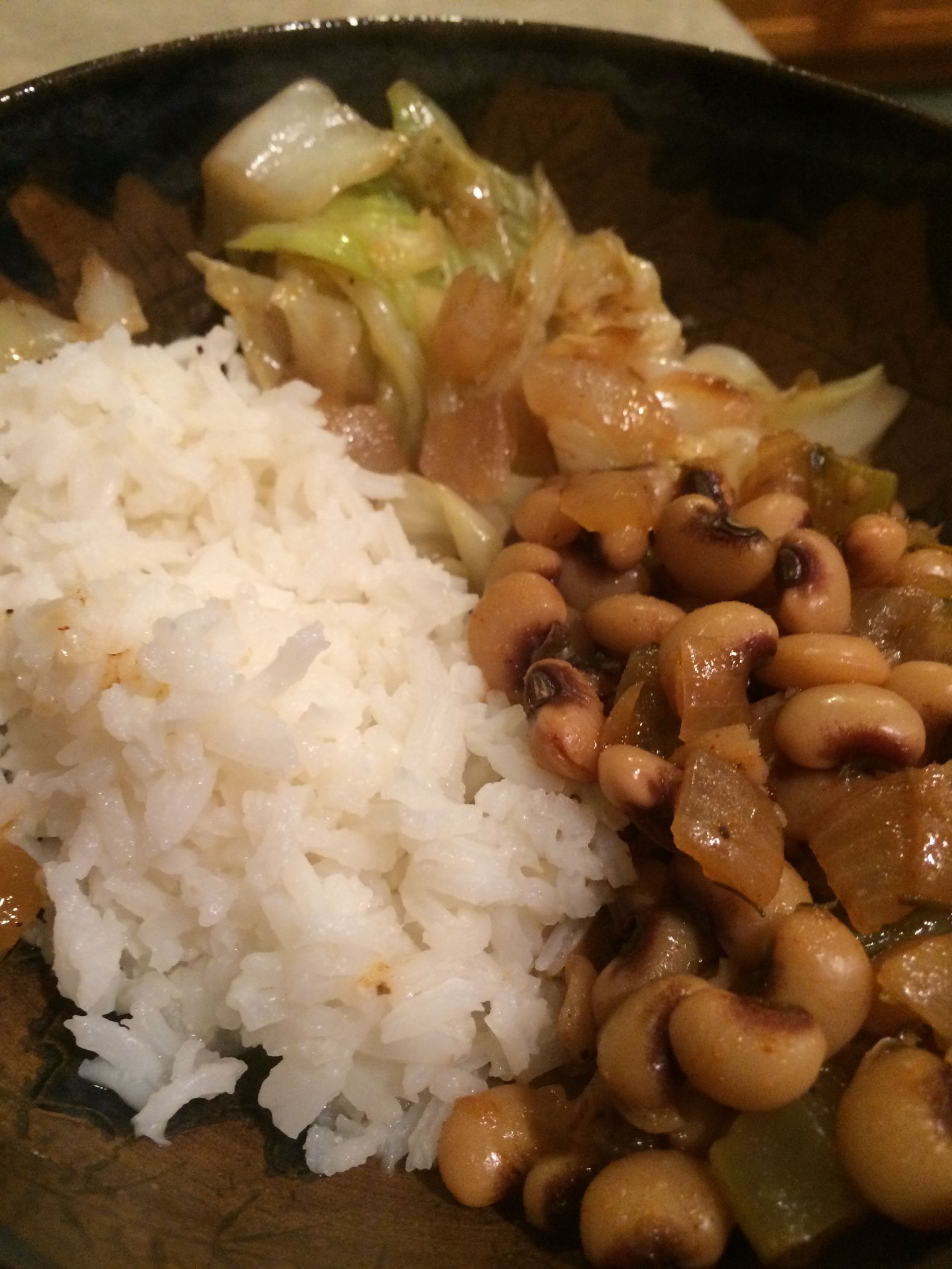 Cabbage New Years
 Vegan New Year’s Black Eyed Peas and Cabbage – Vegan for
