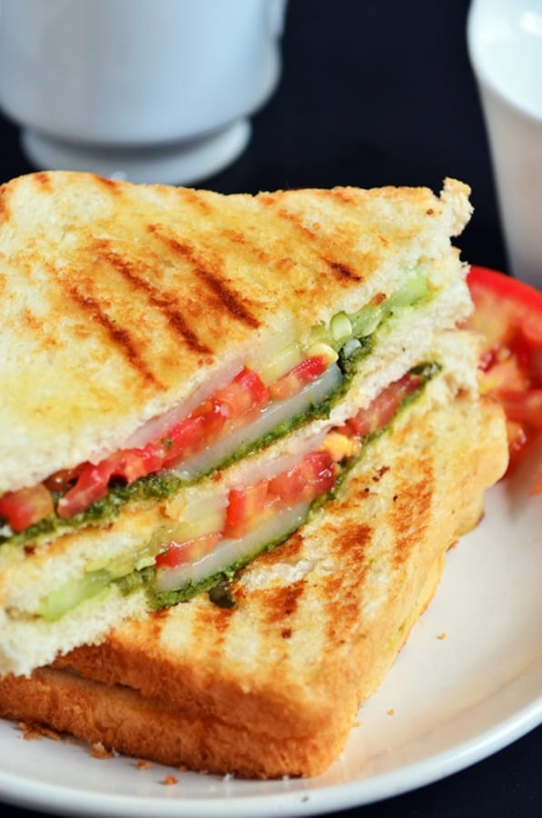 Calories In Grilled Cheese Sandwich On White Bread
 Bombay Veg Sandwich Recipe