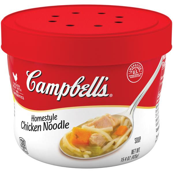 Campbell Chicken Noodle Soup
 Campbell s Homestyle Chicken Noodle Soup