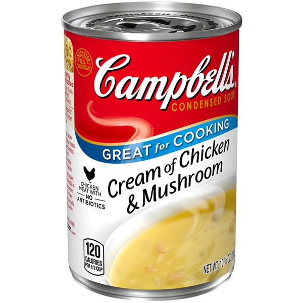 Campbell Mushroom Soup Chicken
 Campbell s Cream of Chicken & Mushroom Condensed Soup