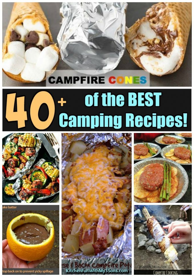 Camping Dinner Recipes
 40 of the BEST Camping Recipes Kitchen Fun With My 3 Sons