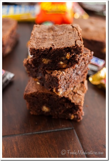 Candy Bar Brownies
 Ultimate Candy Bar Brownies