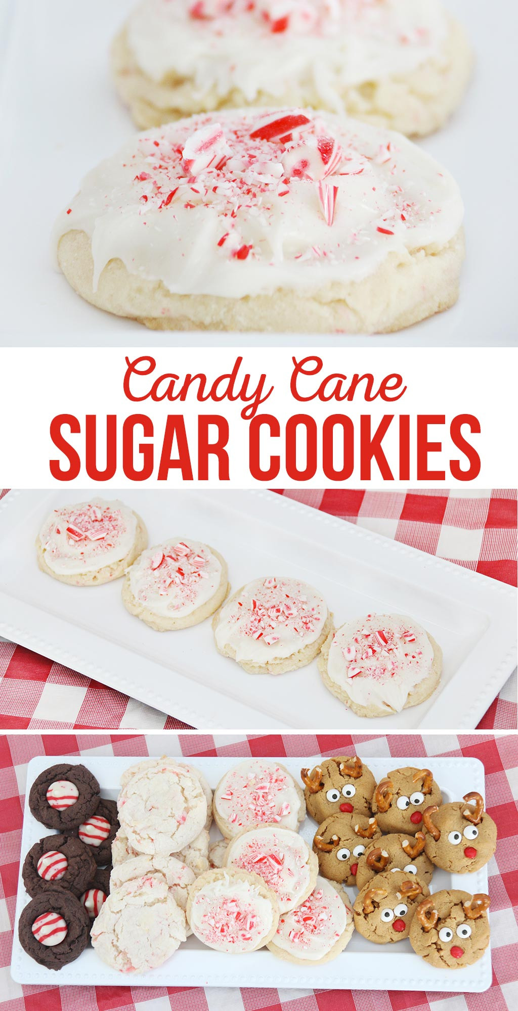 Candy Cane Sugar Cookies
 Candy Cane Sugar Cookies The Crafting Chicks