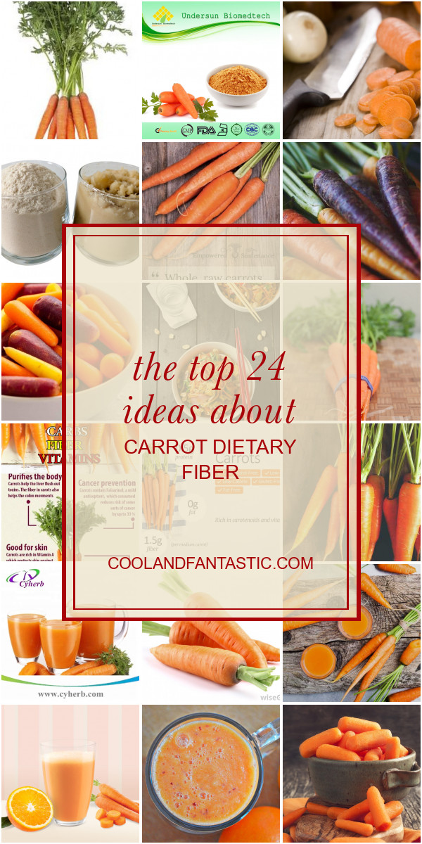 Carrot Dietary Fiber
 The top 24 Ideas About Carrot Dietary Fiber Home Family