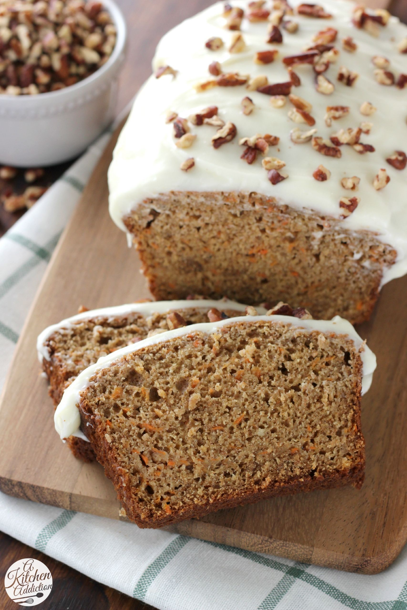 Carrot Quick Bread
 Carrot Cake Quick Bread with Cream Cheese Frosting A