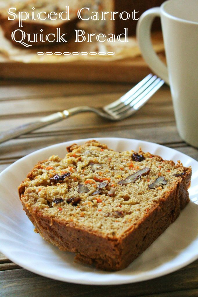 Carrot Quick Bread
 Spiced Carrot Quick Bread The Tasty Bite