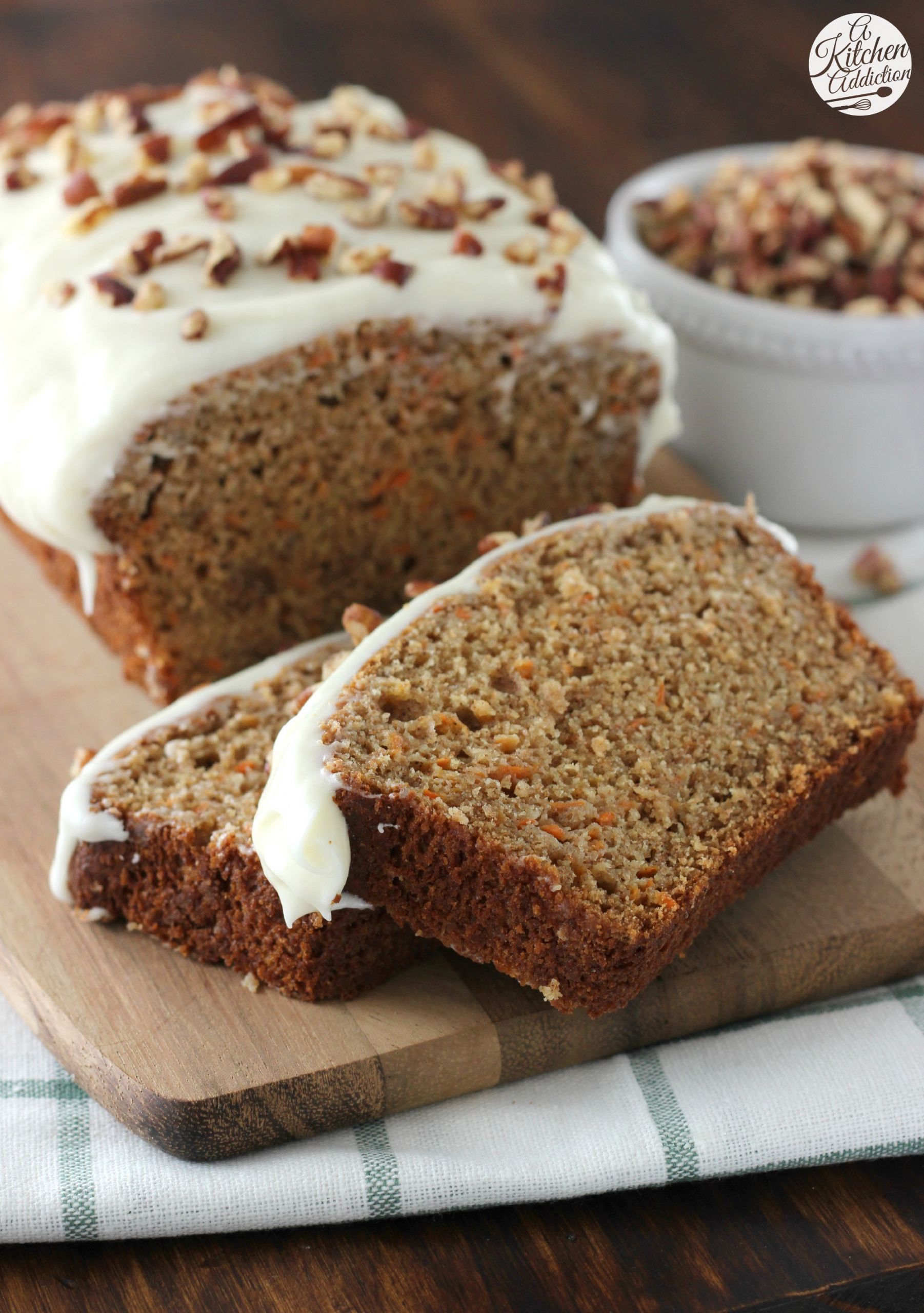 Carrot Quick Bread
 Carrot Cake Quick Bread with Cream Cheese Frosting A